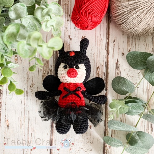  Little Ladybird with Tutu  - Red and Black