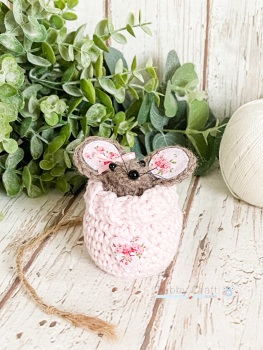 Small Girl Jumper Mouse - Pale Pink
