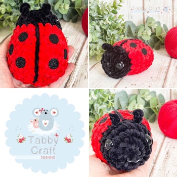 Little Plush Ladybird  - Red and Black