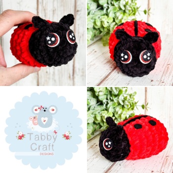Little Plush Ladybird  - Red and Black