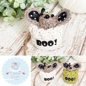 Teeny Boo Jumper Mouse - Ivory