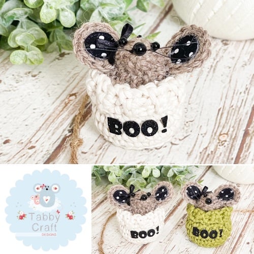 Teeny Boo Jumper Mouse - Ivory
