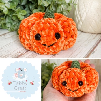 Small Plush Happy Pumpkin