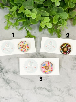 Miniature Polymer Clay Sprinkle Doughtnut Pin Badge
