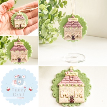 One of a Kind Spring House Hanging Decoration - Beige
