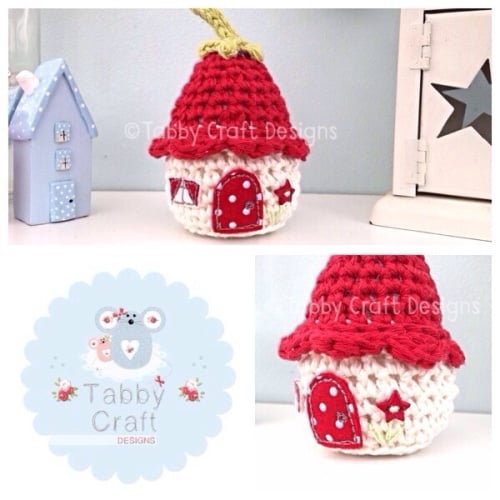 Dinky Flower Cottage - Red