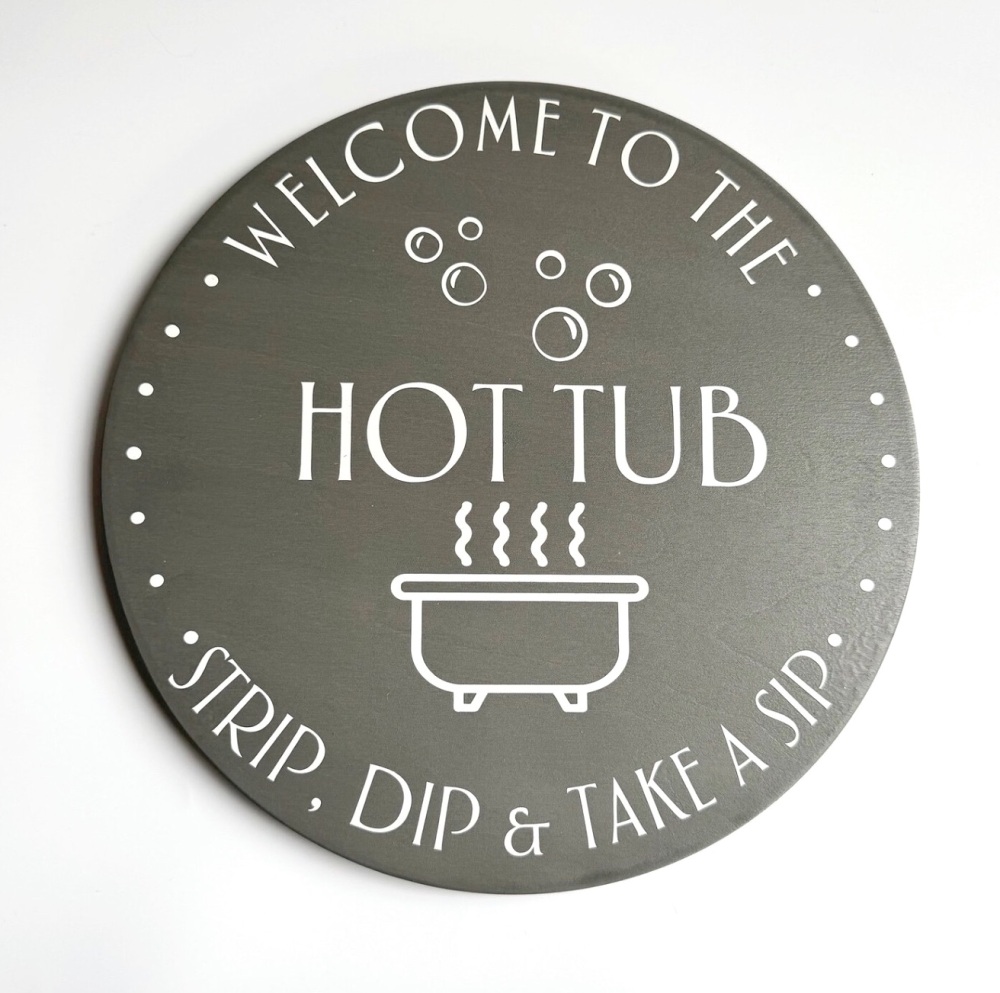 Hot Tub Sign
