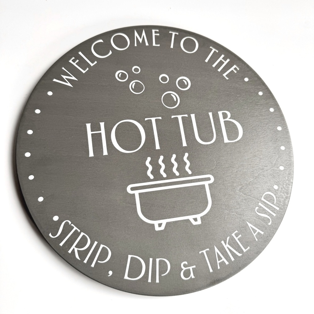 Hot Tub Sign