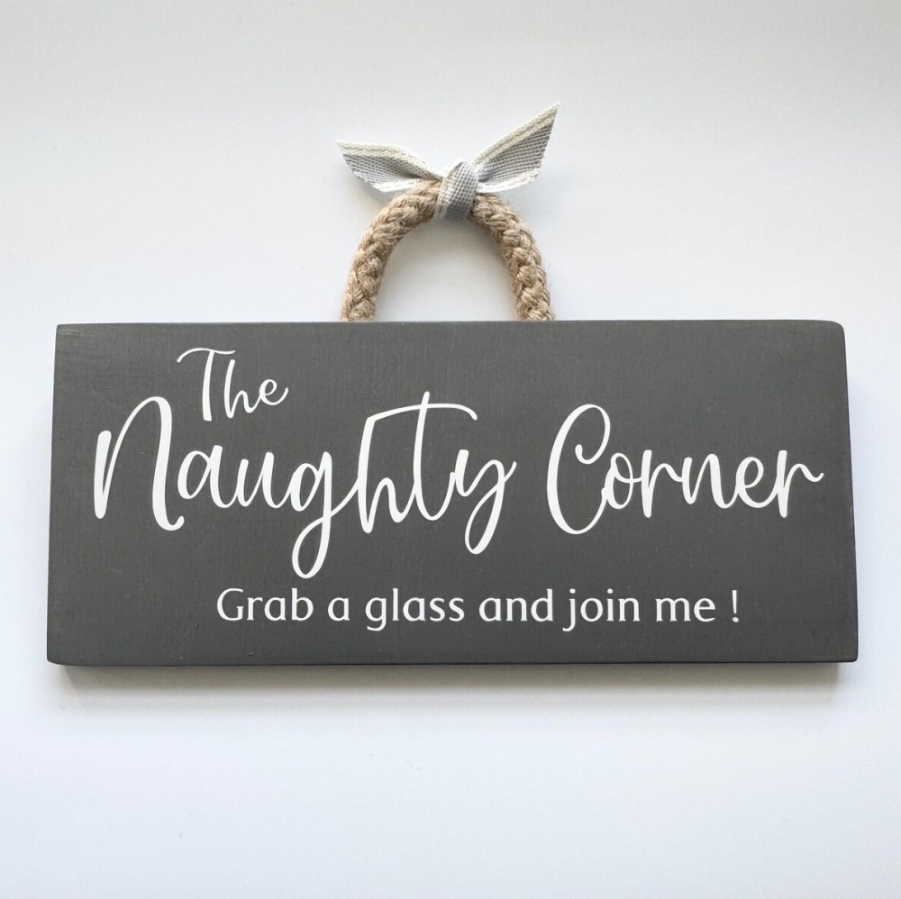 The Naughty Corner Sign