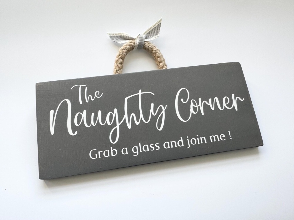 The Naughty Corner Sign
