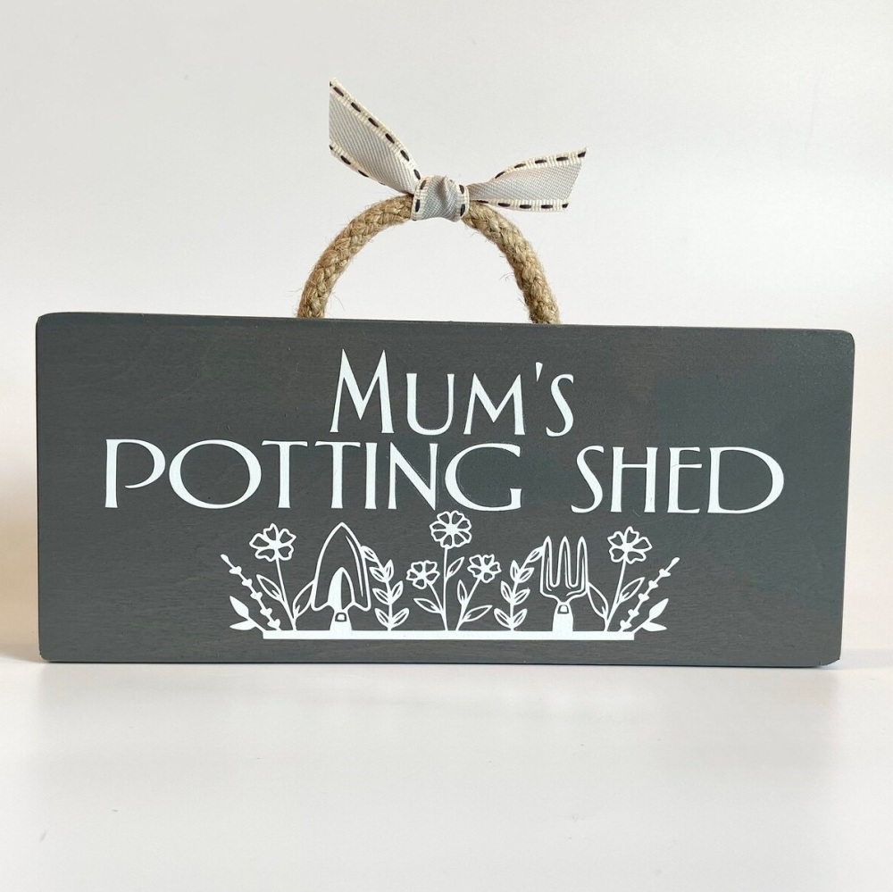 Potting Shed Sign - personalised