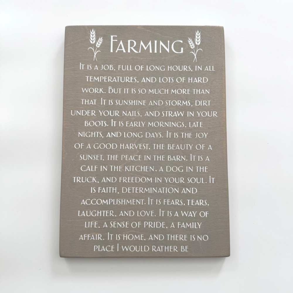 Farming Sign