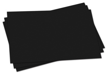 Black Sugar Paper - Please Select Size - 80gsm - Pack of 250