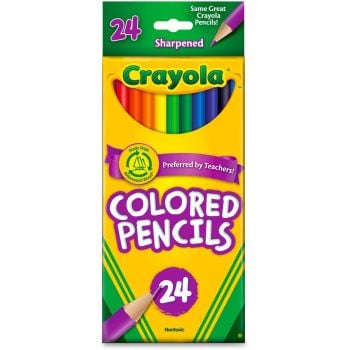 Crayola Colouring Pencils - Assorted - Pack of 24