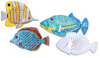 Flying Fish Card Cut-Outs - 36 x 22cm - Pack of 24