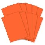 Bright Orange Card - Please Select Size - 200microns - Pack of 100