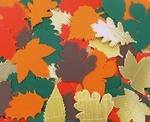 Corrugated Card Shapes - Leaves - Assorted - Pack of 120