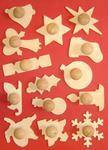 Wooden Templates - Christmas - Assorted - Set of 14