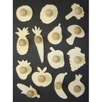 Wooden Templates - Healthy Eating - Assorted - Set of 14