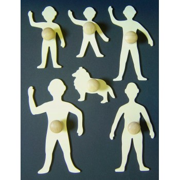 My Family Wooden Templates - Assorted - Set of 6