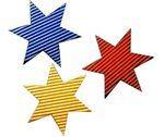 Corrugated Card Shapes - Stars - Assorted  - Pack of 50