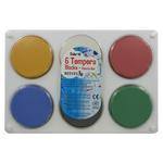Reeves Tempera Colour Blocks - Assorted - Pack of 6 + Palette