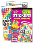 Happy Birthday Sticker Reward Pad - Assorted - Pad of 738
