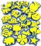Foam Painting Shaped Stampers - Assorted - Pack of 24