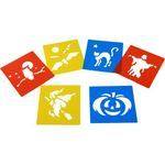 Halloween Washable Stencils - Assorted - Pack of 6