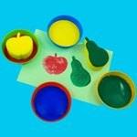 Sponge Painting Dip Bowls - Assorted - Pack of 4