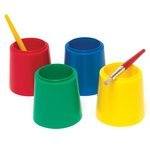 Stable Water Pots - Assorted Colours - Pack of 10