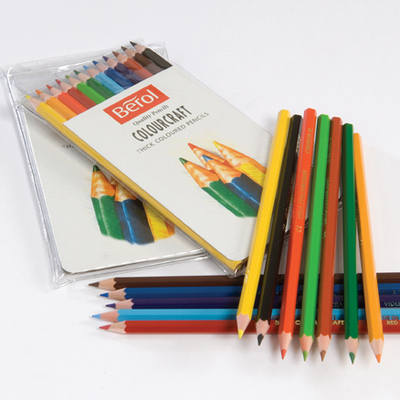Berol Colourcraft Colouring Pencils - Assorted - Pack of 12