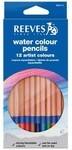 Reeves Watercolour Pencils - Assorted - Pack of 12