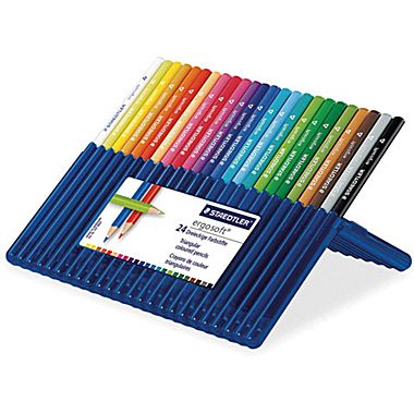 Staedtler Ergo Soft Aquarell Pencils - Assorted - Pack of 24