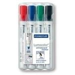 Staedtler Lumocolor Whiteboard Markers - Assorted - Pack of 4