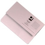 Foolscap Document Wallet - Buff - 285gsm - Pack of 10