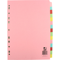 Subject Dividers - A4 - 15-Part - Pack of 15