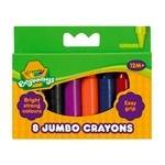 Crayola Beginnings Jumbo Crayons - Assorted - Pack of 8 - 1 year+