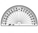Helix Semi Circular Protractor - 10cms - Pack of 10