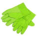 Childrens Green Cotton Gardening Gloves - Per Pair