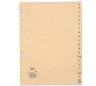 Subject Dividers - A4 - A-Z - Pack of 20