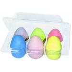 Egg Chalk - Assorted - Pack of 6