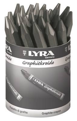 Lyra Graphite Crayons - Non-Water Soluble - Tub of 24
