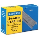 Rapesco 26/6 Staples - Box of 5000