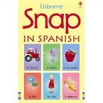 Usborne Spanish Picture Snap Cards - 3 Years + - Pack of 48