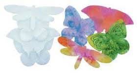 Butterfly Colour Diffusing Paper - 18 x 23cm - Assorted - Pack of 48