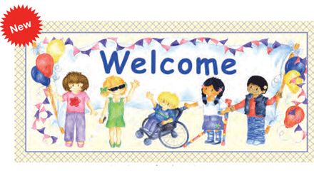 Welcome Poster - 33 x 70cm