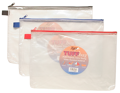 Zipped Tuff Storage Bags - A3 - Pack of 12