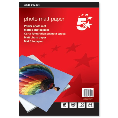 Matt Photographic Paper - A4 - 165gms - Pack of 100