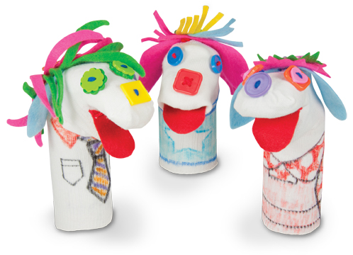 Sockles Puppet Accessory Pack - Assorted - Make 24 Puppets